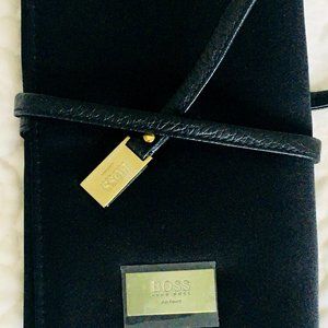 NEW! Luxe Hugo Boss Make-Up Large Organizer Travel Brush Tools Cosmetics Holder